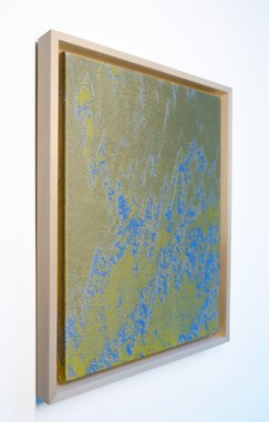 "Dust", 2021, Polyester, 30 x 40 cm, incl. wood frame, Photos by Constanza Camila Kramer Garfias
