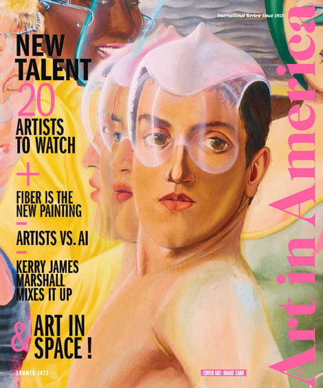 Cover from Art in America May 2023